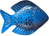 le poisson bleu, mascotte de la chambre Wakamé